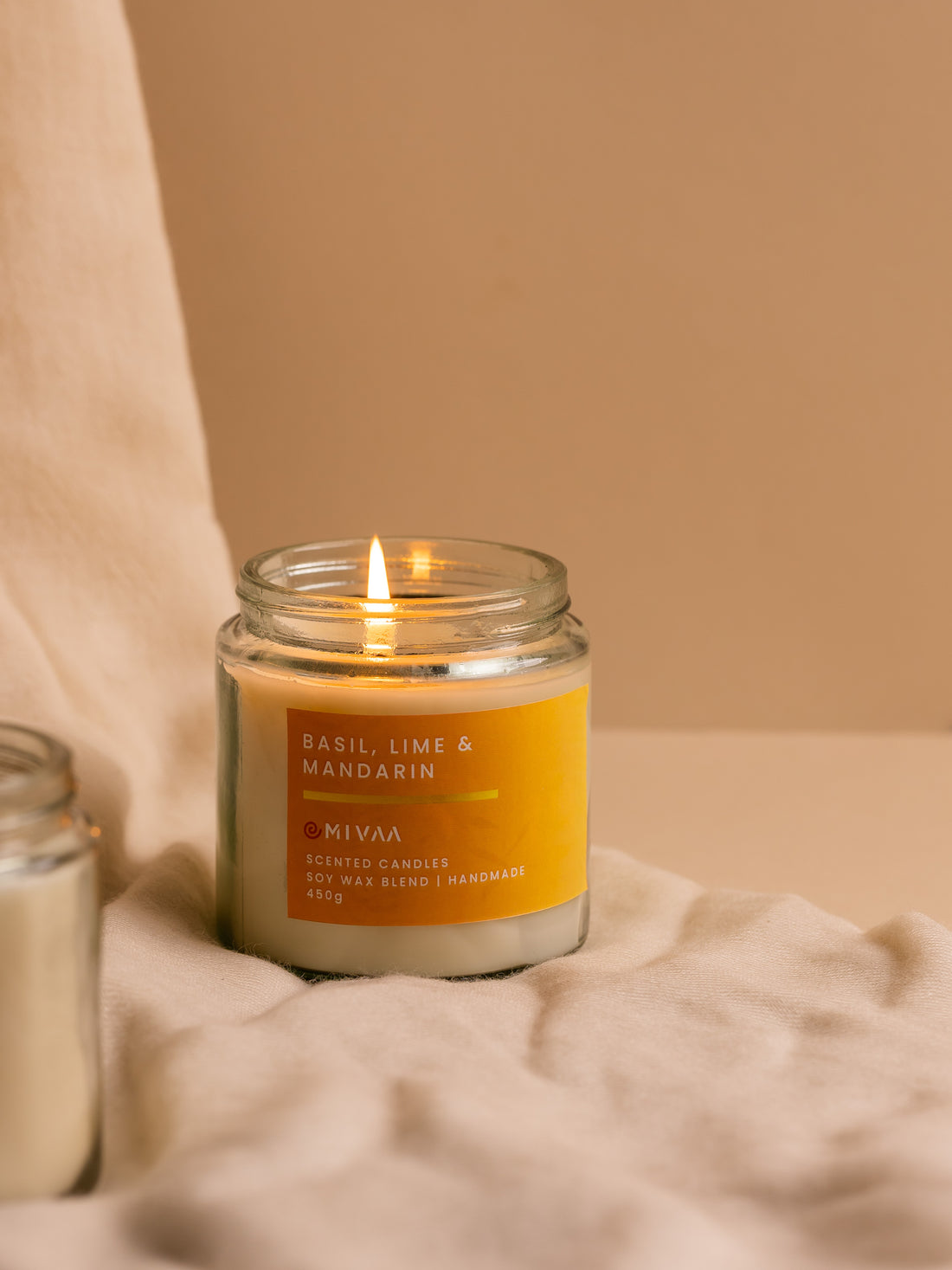 Mivaa Luxury Scented Candle - Basil Citrus