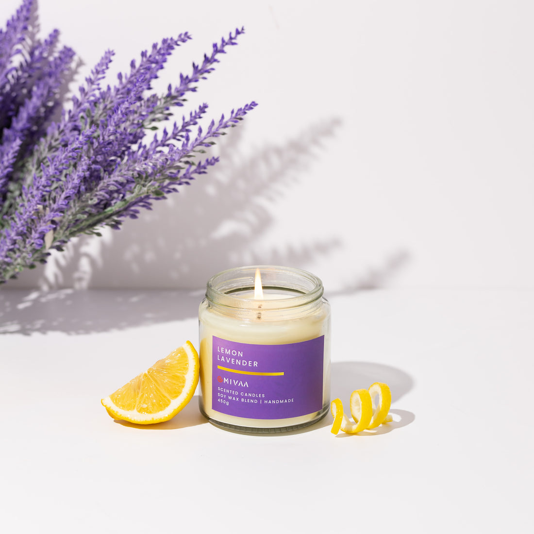 Mivaa Luxury Scented Candle - Lemon Lavender