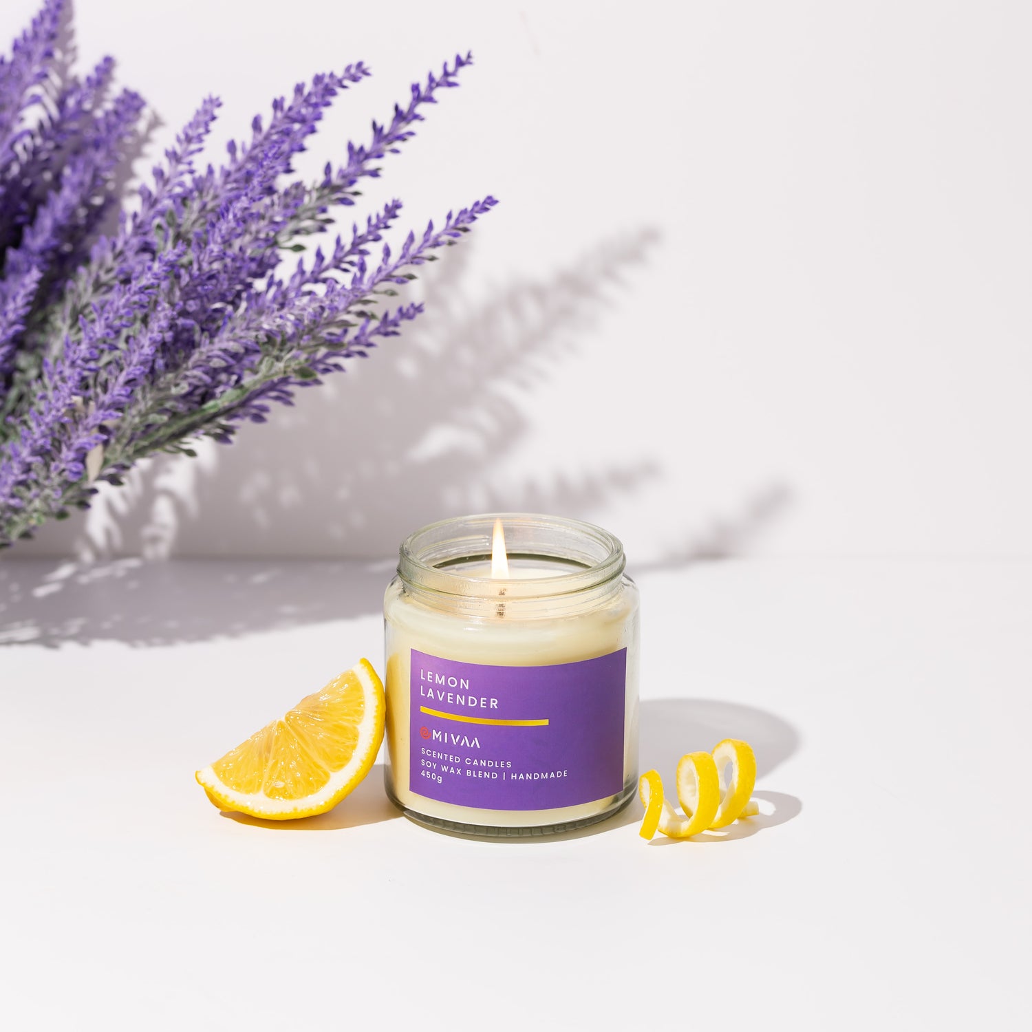 Mivaa Luxury Scented Candle - Lemon Lavender
