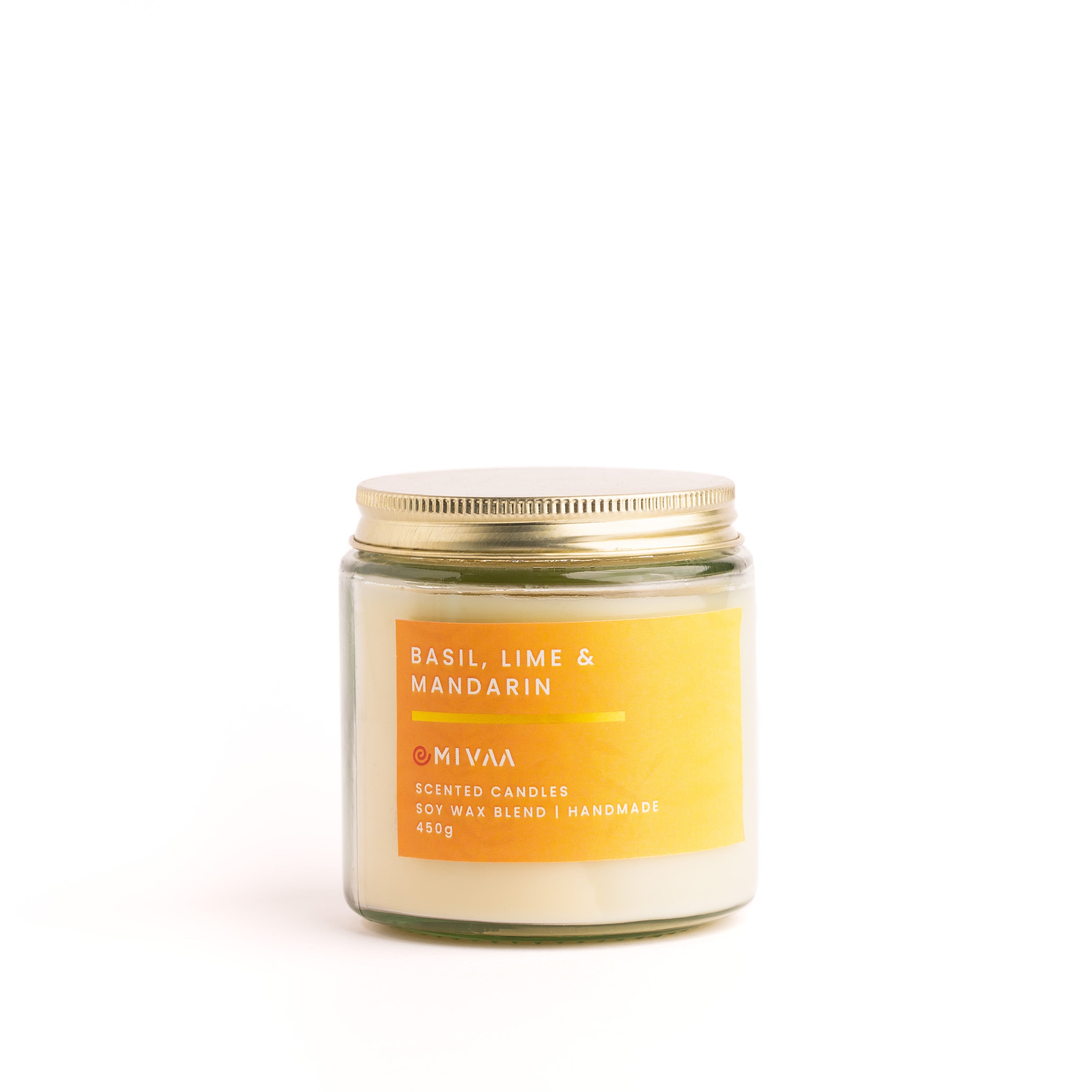 Mivaa Luxury Scented Candle - Basil Citrus