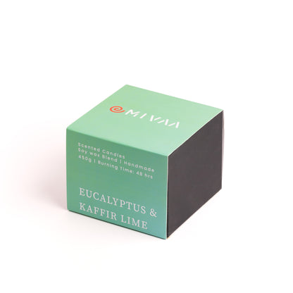 Mivaa Luxury Scented Candle - Eucalyptus Lime