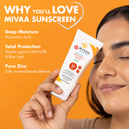 Mivaa Mineral Sunscreen SPF 50, 100ml