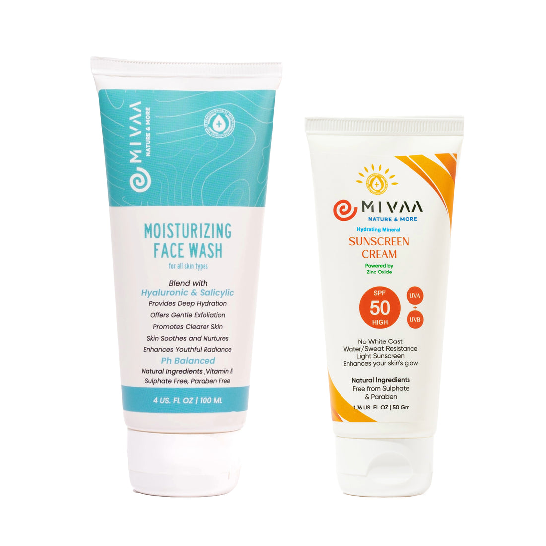 Sunscreen and face wash combo 